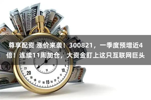 尊享配资 涨价来袭！300821，一季度预增近4倍！连续11周加仓，大资金盯上这只互联网巨头